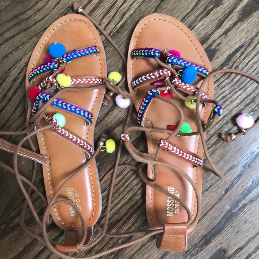 Mossimo Pompom Sandals